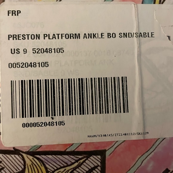 NIB Jeffrey Campbell + FP Exclusive Preston Platform Size 9 GREEN/BONE OR TAN - Picture 7 of 14